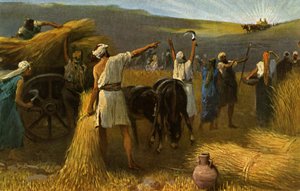 Regresso da Arca, Antigo Testamento (imprimir) de Anton Robert (after) Leinweber