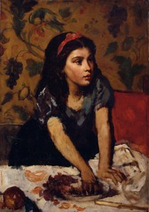 Garota de lanches de Anton Romako