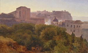 Francavilla Wood in Chiatamone, c.1824 (óleo sobre tela)