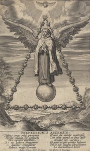 Perfectionis Ascensio, de A Vida de São João da Cruz, 1622-24. de Anton Wierix