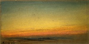 Pôr-do-sol de Frederick (attr. to) Barnard