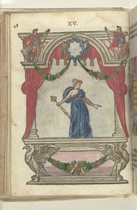 Cena com Personificação da Providência (Providencia), 1578
