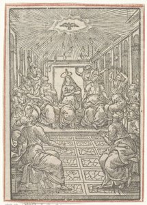 efusão do Espírito Santo de Antoni van Leest
