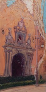 Porta de Granada, 2016 (óleo sobre tela) de Antonia Myatt