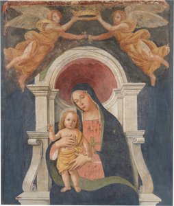 Antoniazzo Romano - Madona e Menino, ca. 1495 de Antoniazzo Romano