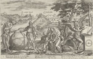 O mundo errado, 1579 O Weerelt errado / Le Monde a rebous (título no objeto) Alegorias da situação política na Holanda nos anos 1576-1579 (título da série)