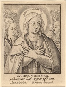 S. Virgem das Virgens de Antonie Wierix
