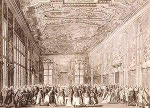 Partido Ducal, banquete dado pelo Doge de Veneza em homenagem aos representantes das delegações estrangeiras