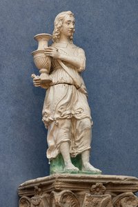 Anjo porta-candelabro de Antonio (manner of) Rossellino