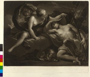 Diana e Endimião de Antonio Balestra