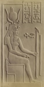 Isis, Templo em Dendera de Antonio Beato