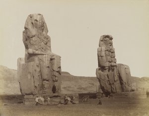 Os Colossi de Memnon de Antonio Beato