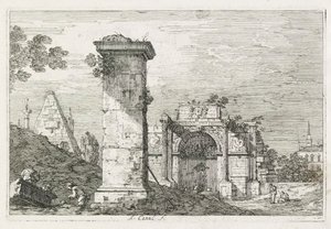 Visualizações: O Pilar Isolado de Antonio Canaletto