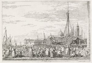 Visualizações: O Mercado do Molo de Antonio Canaletto
