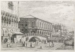 Visualizações: A Prisão, Veneza de Antonio Canaletto