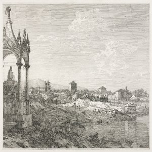 Exibições: O Sepulcro de um Bispo de Antonio Canaletto