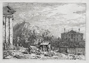 Vistas de Veneza e arredores: uma cidade além de um rio de Antonio Canaletto