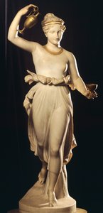 Hebe de Antonio Canova (1757-1822), estátua em mármore de Antonio Canova