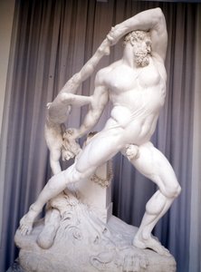Hércules e Lycas por Antonio Canova (1757 - 1822). de Antonio Canova
