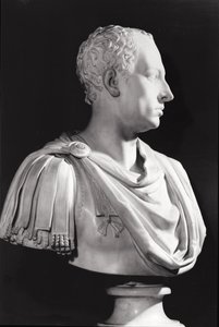 Busto de retrato de Francisco I (1708-65), Sacro Imperador Romano (mármore)