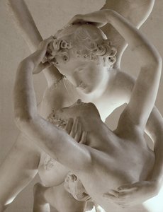 Psique ressuscitada pelo beijo de Amor ... de Antonio Canova