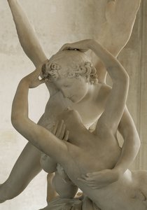 Psique ressuscitada pelo beijo de Amor ... de Antonio Canova