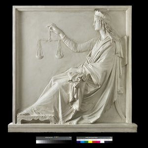 A Justiça, 1793 (gesso) de Antonio Canova