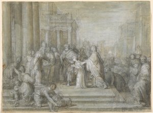A Apresentação da Virgem no Templo de Antonio Cavallucci