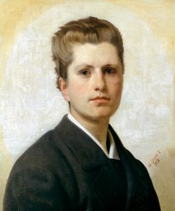 Retrato de Alfredo Boattini de Antonio Ciseri (1821-1891), óleo sobre tela, 53x44 cm