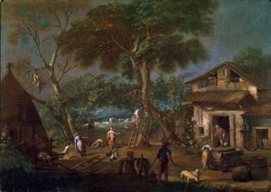 Paisagem italiana, c1750-1795