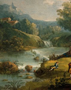 Primavera, de Antonio Diziani (1737-1797), pintura. Detalhe.