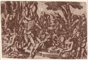 Sacrifício a Príapo de Antonio Fantuzzi after Rosso Fiorentino