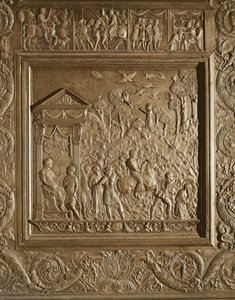 Martírio de São Paulo, detalhe da porta central da basílica, decorado em 1439-45 (bronze) (ver também 247330-247337)