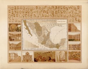 Atlas pintoresco é histórico de los Estados Unidos Mexicanos.