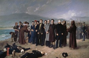 A execução de Torrijos e dos seus companheiros na praia de Málaga