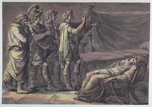 Nero encontrando o corpo de sua mãe, Agripina