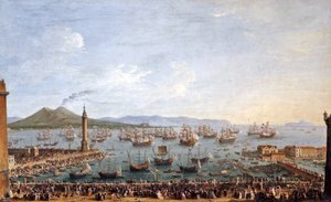 Partida de Carlos III Rei de Espanha e Nápoles de Nápoles 1759.