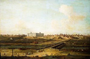 Madri e o Palácio Real da Cisjordânia dos Manzanares, 1752-53