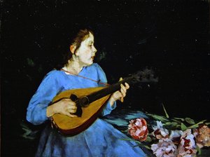 O jogador de bandolim (óleo sobre tela)