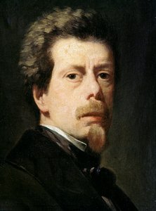 O auto-retrato do artista. Pintura de Antonio Maria ESQUIVEL Y SUAREZ DE URBINA (1806-1857), ca. 1856 Óleo sobre tela Madrid, Museo del Prado.