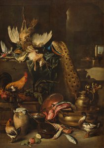 A despensa, provavelmente c. 16501660. de Antonio Maria Vassallo