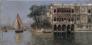 Vista de Veneza de Antonio Maria de Reyna Manescau
