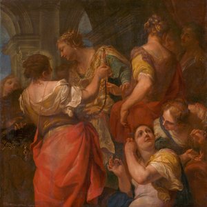 Aquiles e as Filhas de Lycomedes, c. 1680