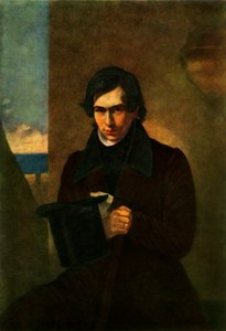 Retrato do poeta Nestor Vasilyevich Kukolnik, 1836, 1965.