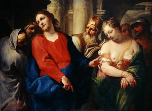 A Adúltera antes de Cristo (óleo sobre tela)