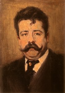 Retrato de Ruggiero Leoncavallo de Antonio Pasinetti