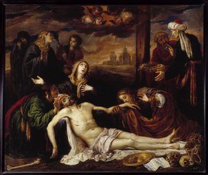 Deposição da Cruz ou Pieta (óleo sobre tela) de Antonio Pereda y Salgado