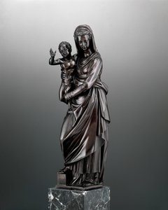 Virgem e Criança, c.1600 (bronze) de Antonio Susini