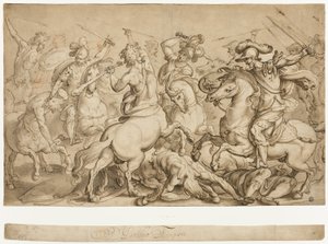 Batalha dos Lápitas e Centauros de Antonio Tempesta