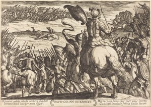 Davi mata Golias de Antonio Tempesta